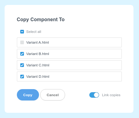 Copy to Multiple