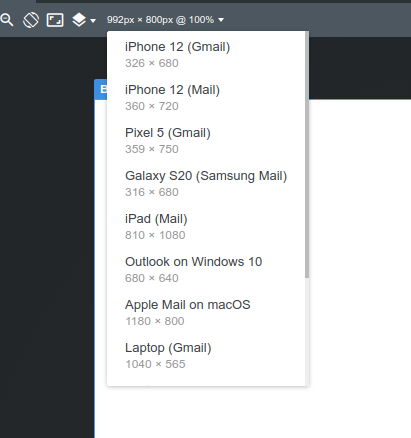 Device Sizes