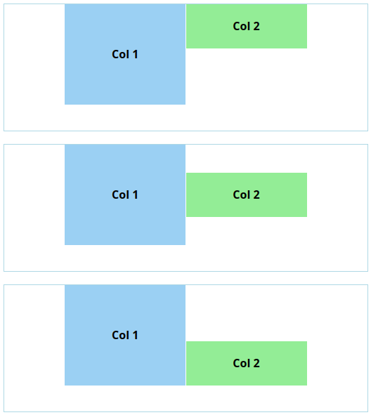 Row Vertical Alignment